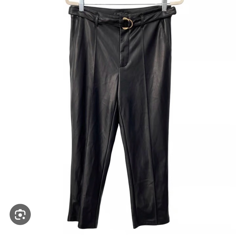 Women’s Marc New York Black Faux Leather Pants
Size 8